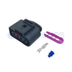 1/5/10개 4핀 여성용 자동차 방수 커넥터 점화 코일 와이어 하네스 플러그 4B0973724 포함 VW 아우디용, 02 1SET With Pin