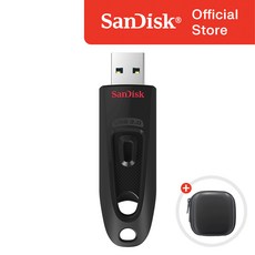 샌디스크 USB 메모리 울트라 CZ48 대용량 유에스비 + 케이스 패키지, 1개, 128GB