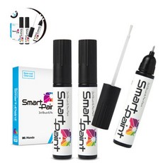 차량용페인트 300 알파인화이트 BMW 붓펜+투명 HL 차량용 세트, 300 알파인화이트 307, 1개