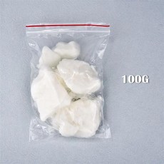 순수한 흰색 밀랍 코코넛 왁스 블록 코어 테라피 순수 수제 양초 공예, 3. coconut wax 100G, 1개