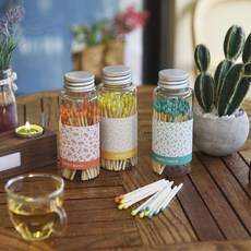 퍼펙트 매치 보틀 성냥 9종 (택1+증정품), 6. simple yellow + 랜덤1