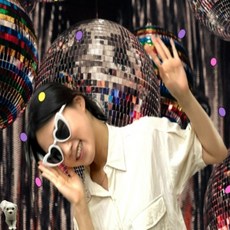 꿀이맘투 뿔테 안경 화이트 생일안경