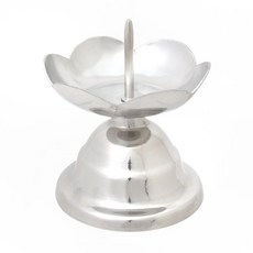 스텐레스 연꽃촛대중, 1개, 상세설명 참조