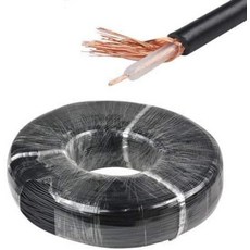 ZJSDRFM RF 동축 케이블 RG174 DIY 및 라디오 케이블용 50ohm 및 저손실 케이블이 있는 블랙 (3m), ZJSDRFM RF 동축 케이블 RG174, DIY 및