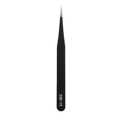 네일아트 스톤 파츠 핀셋 다꾸 스티커 족집게 셀프네일아트 네일아트재료 젤네일, 1개, 블랙 핀셋 I타입 ESD-12