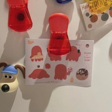 다플 컬러 집게 냉장고 자석 마그넷 메모홀더 사진 클립, 상세페이지 참조
