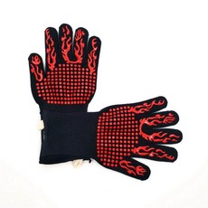 고온 내성 장갑 오븐 바베큐 단열 전자레인지, 레드 토치 x 1개