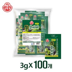 데일즈기획 갈아만든 생와사비 일회용, 3g, 100입