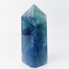 螢石柱 山形千層 方塊體 彩虹光 黃螢石 綠螢石 藍螢石 紫螢石 紅橘, 1個