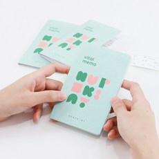 너스키니 실속 바이탈메모지 120매 간호사 실습 점착식 바이탈 포스트잇 메모지