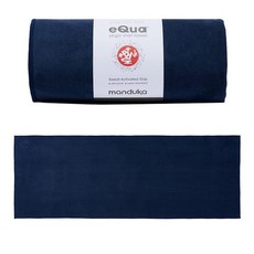 만두카 (Manduka) eQua 매트 타월 (L) 요가 상품 일본 정규품 미드 나이트
