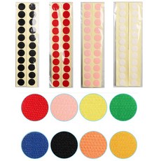 원형 찍찍이 접착 까슬이 보슬이 20mm, 흰색, 1개