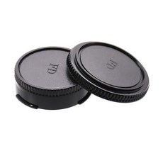 후면 렌즈 캡/카메라 바디 세트 캐논 FD 마운트 방진 커버 보호 플라스틱 블랙, 01 Rear Lens Cap
