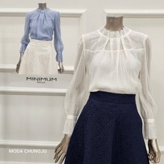 미니멈 MD 레이스 하프넥 블라우스 MD MYAAWB2110 MV_CJ