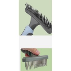 털정리 펫브러쉬 그린 반려동물 애완견 T자 dhy*862SB, 1