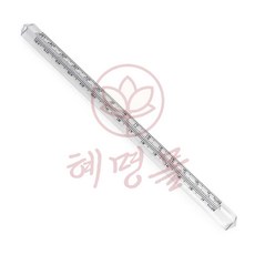 혜명몰 투명 삼각자 15cm 학습용 미술용품 투명삼각자 정밀직각자 제도