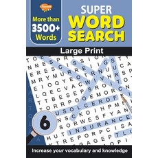 (영문도서) Super Word Search 6 Paperback, Manoj Publication, English, 9789355791931