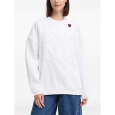 DKNY 엠보스드 로고 스웨트셔츠