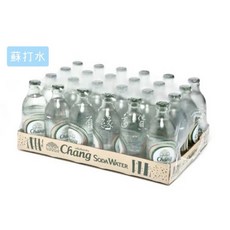 Chang 蘇打汽水 玻璃瓶裝 325毫升 24入, 24個, 325L