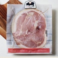 짜지않은 잠봉 프랑스식 햄 샤퀴테리 뒷다리 슬라이스 샌드위치 토스트 또띠아 롤, 5개, 100g