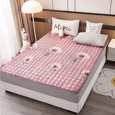 돌침대 토퍼 90x200 벨벳 매트리스 거실용 트렌디, 1cm, 선플라워