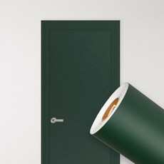 퀸하우징 방문 현관문 단색 인테리어필름 문 시트지, 17. 다크 그린 DSQ322