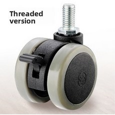 1.5인치 의자 바퀴 캐스터 교체용 소프트 무음 책상 (작업용 의자 고하중 안전 회전 사무실 바퀴), 4pcs 1 5inch A 2