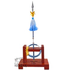 現貨 精工 - 火尖槍 27.5cm 哪咤 三太子 中壇元帥 武器 兵器 模型, 武器一組+11號架子