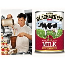 黑白淡奶 港式奶茶專用 385ml, 1個