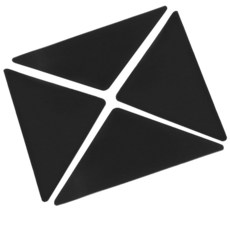 Kemcatui 10팩 미끄럼 방지 러그 그리퍼 재사용 가능한 러그 테이프 양면 러그 패드 견목 바닥 타일 바닥 가정 주방 욕실용 세탁 가능한 카펫 테이프(삼각형 구름)