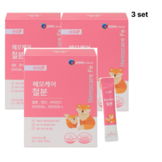 늘 피곤하고 무기력하고 예민할때 어지럽고 자꾸 깜박할땐 맛있고 흡수율 좋은 리포퍼 철분 아이부터 어른까지 헤모케어 철분, 3세트, 30회분