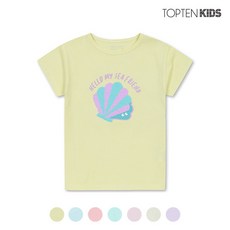 탑텐키즈 탑텐키즈 여아 입체 그래픽 반팔티_MKC2TS2904