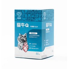 樂健飛 貓牛Q 牛磺酸+Q10 日常補給 貓咪保健, 80g, 1個