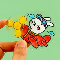 도모아 KIT004 1200 내맘대로만들기 스피너투명뱃지, 1개, 상세페이지 참조