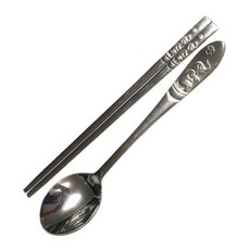어린이 수저 세트 숟가락 젓가락 아동 식기 코끼리, 단품, 1개, 상세페이지 참조