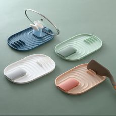 품절로인한판매중지/조리도구 냄비뚜껑 받침대, 1개, 그린