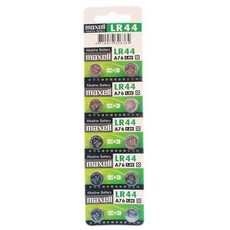 maxell LR44 A76 鈕扣型電池 /一排10顆入 1.5V 鈕扣電池 手錶電池 -傑梭, 1個, 一排(10顆入), 10顆