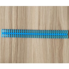 34홀 클릭링 제본링 40개 검정 10mm 내경, 8mm 블루 40장 포함, 1개, 1개입