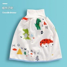 嬰幼兒防水如廁訓練褲, 鱷魚恐龍 - 5A脫脂紗布, 1個