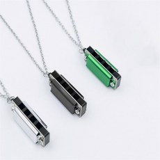 목걸이 하모니카 휴대용, 그린