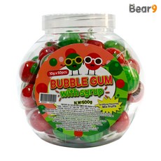 300 버블검 위드 시럽 10g (1통-50개입) 간식 먹방 껌 식후껌 입가심, 1개, 500g