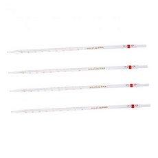 실험실용 빨대 측정용 4pcs 친환경 유리 피펫 싱글 롱 드로퍼