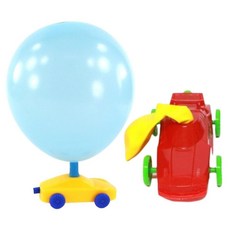 공기흐름 과학원리 학습용 풍선자동차 과학만들기 초등과학실험키트 중등기관, 3개