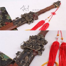 子甄彣璟 太極劍 金蟾招財劍 龍泉寶劍 太極拳武術用品 公園晨練 闢邪劍 鎮宅寶劍 裝飾劍 收藏劍 未開刃, 1個