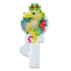 툭툭블럭 손 선풍기 만들기 세트 교육용 미니 수동 선풍기 도안 포함, 1세트, 해마 5개