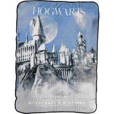 노스웨스트 해리포터 마이크로 라셸 담요 소파용 경량 통기성 사계절용 아늑함 46인치 x 60인치 배틀 플래그, 46" x 60", Witchcraft and Wizardry