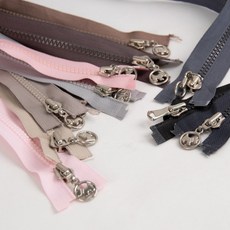 유명한원단 지퍼 부자재 5호 비슬론 점퍼 20종, 네이비, 50cm, 1개