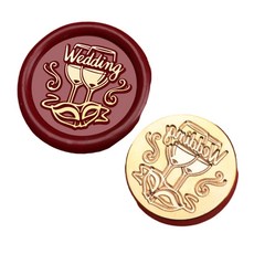 Sealing Stamp Head Wax Stamp Head Emboss Sealing Brasses Scrapbooking Stamp Head, HLJ17, 5AC614950_LJY, 1개