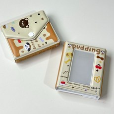 pudding melissa 卡冊 3吋收納冊, 布丁小狗卡包