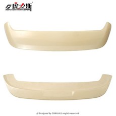 適用13-19年 Kuga 尾翼 頂翼 改裝 碳纖維紋 全包款, 1個, 原廠全包款-【毛坯-沒顏色需要打磨】,免打孔